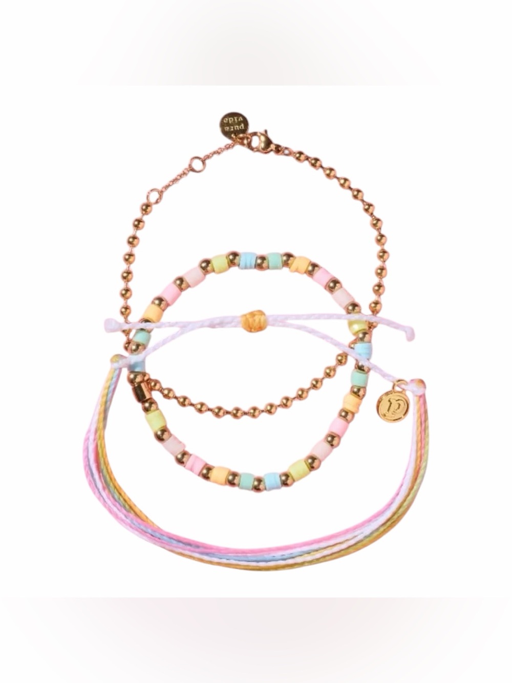 Pura Vida Bracelets Boardwalk Stack 3 Pack